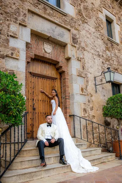 Zuhre and Adem at El Convent Blanes on the Costa Brava, Spain